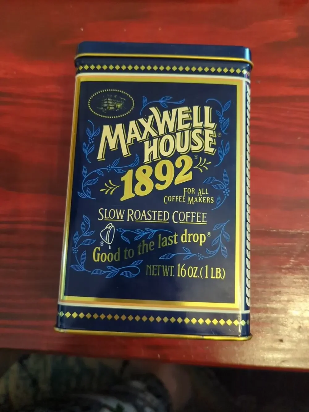 Vintage Maxwell House 1892 - 1992 100 Year Anniversary Coffee Tin (empty)